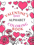 Valentine's Day Alphabet Coloring Book