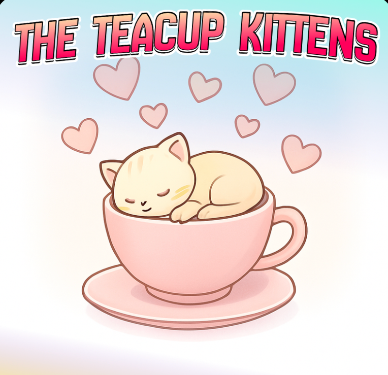 The Teacup Kittens – A Whimsical Coloring Adventure for Kids!