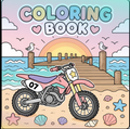 Beach Rides & Sunset Vibes Coloring Book