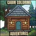 Cabin Coloring Adventures Coloring Book