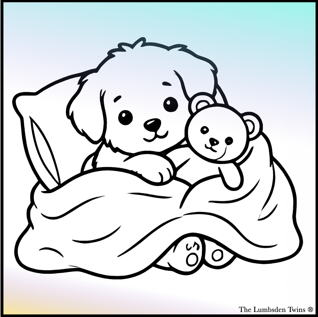 Puppy Dreams Coloring Book